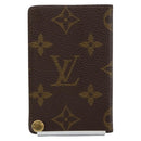 LOUIS VUITTON Monogram Porto Cartes Crdit Pression Card Case M60937 Auth 143363-3
