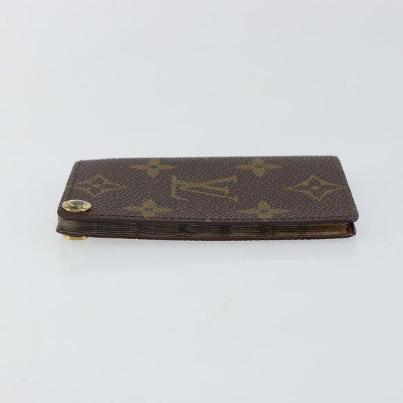 LOUIS VUITTON Monogram Porto Cartes Crdit Pression Card Case M60937 Auth 143363