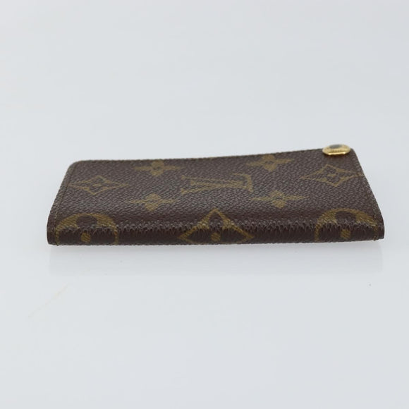LOUIS VUITTON Monogram Porto Cartes Crdit Pression Card Case M60937 Auth 143363