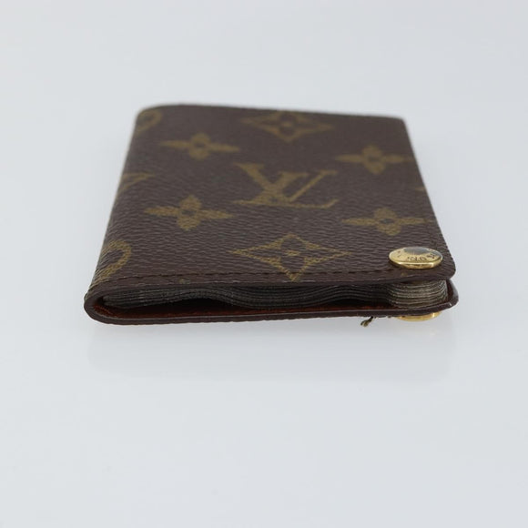 LOUIS VUITTON Monogram Porto Cartes Crdit Pression Card Case M60937 Auth 143363