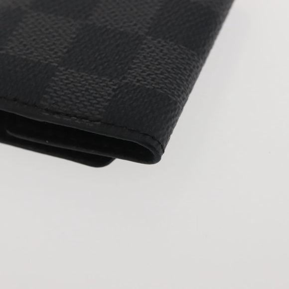 LOUIS VUITTON Damier Graphite Manchetetui LV Auth 143364