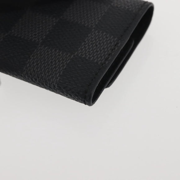 LOUIS VUITTON Damier Graphite Manchetetui LV Auth 143364