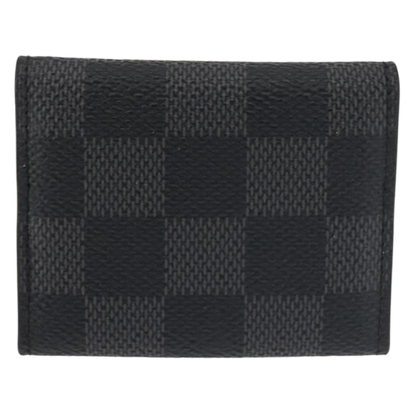 LOUIS VUITTON Damier Graphite Manchetetui LV Auth 143364
