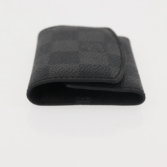 LOUIS VUITTON Damier Graphite Manchetetui LV Auth 143364