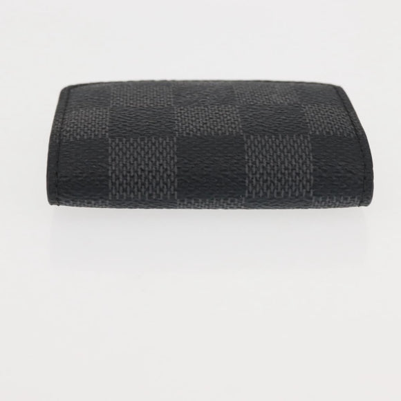 LOUIS VUITTON Damier Graphite Manchetetui LV Auth 143364