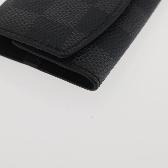 LOUIS VUITTON Damier Graphite Manchetetui LV Auth 143364