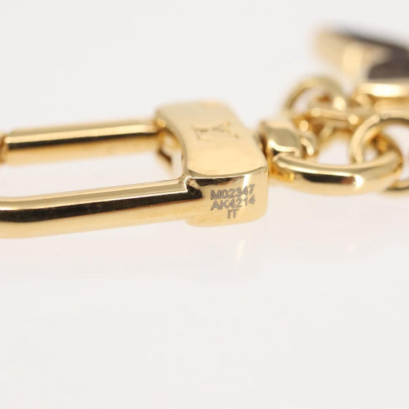 LOUIS VUITTON LV Iconic Charm metal Gold M02347 LV Auth 143365