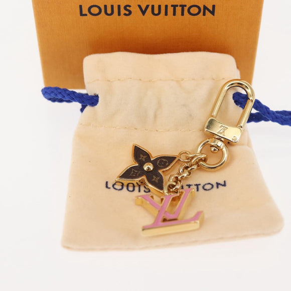 LOUIS VUITTON LV Iconic Charm metal Gold M02347 LV Auth 143365