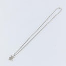 LOUIS VUITTON Monogram Row Halsketting metaal Zilver M02254 LV Auth 143366-2