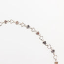 TIFFANY&Co. Puff Heart Necklace Ag925 Silver Auth 143369-6