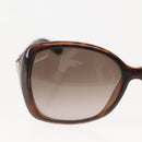 GUCCI Sunglasses plastic Brown Auth 143371-4