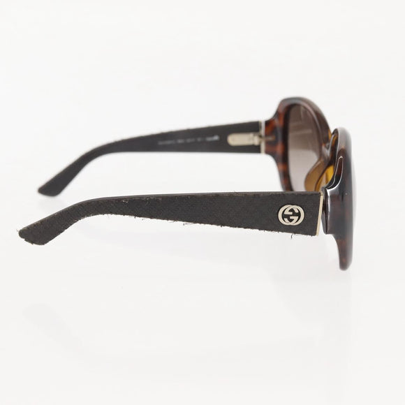 GUCCI Sunglasses plastic Brown Auth 143371