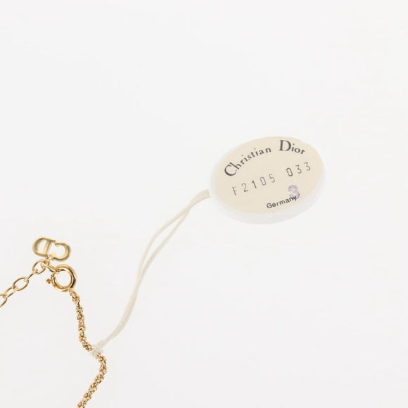 Christian Dior Necklace metal Gold Auth 143372