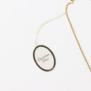 Christian Dior Necklace metal Gold Auth 143372-7