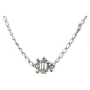 Christian Dior Necklace metal Silver Auth 143373-1