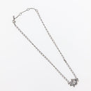 Christian Dior Necklace metal Silver Auth 143373-2