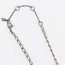 Christian Dior Necklace metal Silver Auth 143373-6