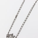 Christian Dior Necklace metal Silver Auth 143373-9