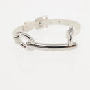 PRADA Charm Metal Leather 2Set Black Silver Auth 143381-7