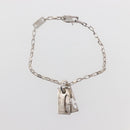 GUCCI Necklace Bracelet metal 2Set Silver Auth 143382-12