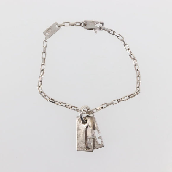 GUCCI Necklace Bracelet metal 2Set Silver Auth 143382
