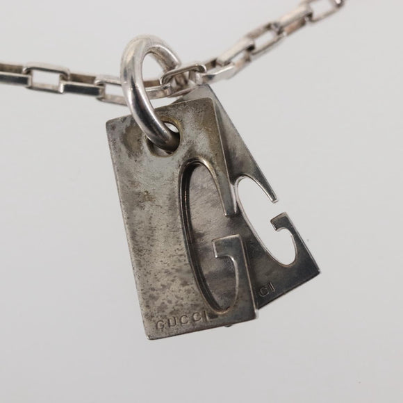GUCCI Necklace Bracelet metal 2Set Silver Auth 143382