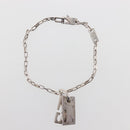 GUCCI Necklace Bracelet metal 2Set Silver Auth 143382-16