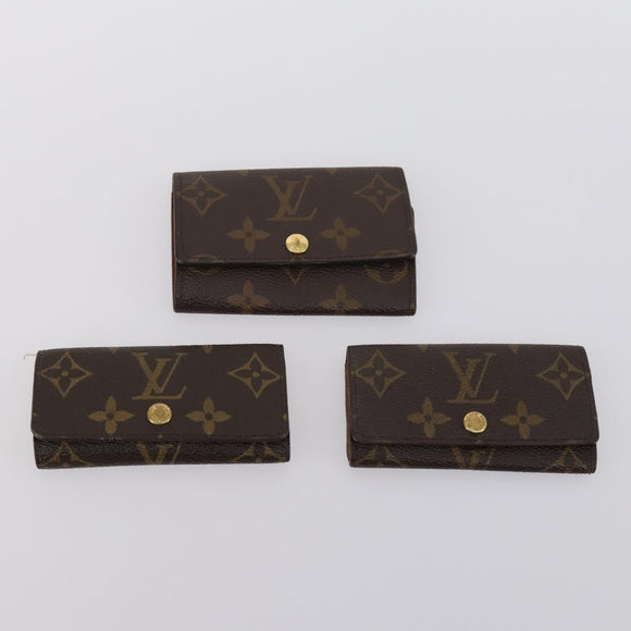 LOUIS VUITTON Monogram Multicles Key Case 6Set LV Auth 143387