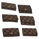 LOUIS VUITTON Damier Ebene Multicles Key Case 6Set LV Auth 143389-1