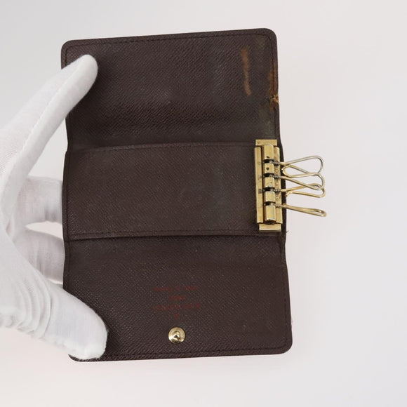 LOUIS VUITTON Damier Ebene Multicles Key Case 6Set LV Auth 143389