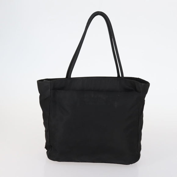 PRADA Tote Bag Nylon 2 Set Khaki Black Auth 143394