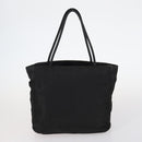 PRADA Tote Bag Nylon 2Set Khaki Black Auth 143394-3