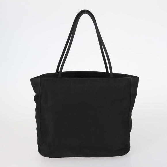 PRADA Tote Bag Nylon 2 Set Khaki Black Auth 143394