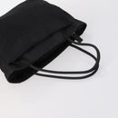 PRADA Tote Bag Nylon 2Set Khaki Black Auth 143394-5