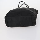 PRADA Tote Bag Nylon 2Set Khaki Black Auth 143394-7