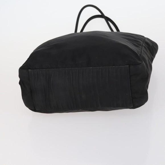 PRADA Tote Bag Nylon 2Set Khaki Black Auth 143394