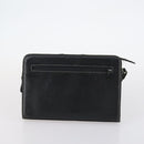 BURBERRY Nova Check Tote Bag Leather Canvas 2Set Black Beige Auth 143395-11