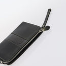 BURBERRY Nova Check Tote Bag Leather Canvas 2Set Black Beige Auth 143395-13