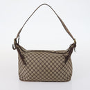 CELINE Macadam Canvas Tote Bag Leather 2Set Pink Beige Auth 143396-11