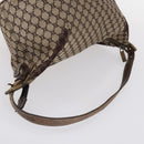 CELINE Macadam Canvas Tote Bag Leather 2Set Pink Beige Auth 143396-13