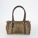 GUCCI GG Canvas GG Supreme Shoulder Bag PVC 4Set Beige Black Auth 143398-18