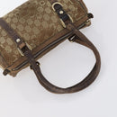 GUCCI GG Canvas GG Supreme Shoulder Bag PVC 4Set Beige Black Auth 143398-19