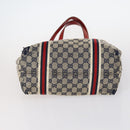 GUCCI GG Canvas GG Supreme Shoulder Bag PVC 4Set Beige Black Auth 143398-5