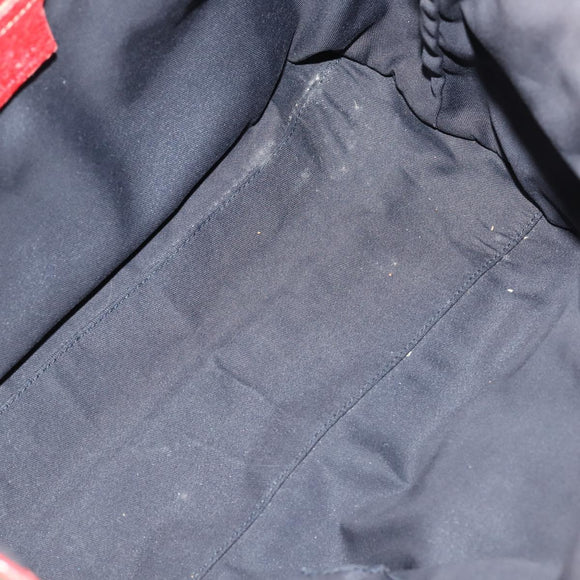 GUCCI GG Canvas GG Supreme Shoulder Bag PVC 4Set Beige Black Auth 143398