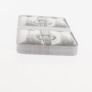 GUCCI Horsebit Card Case & Playing Cards Set Silver 700469 Auth 143399-18