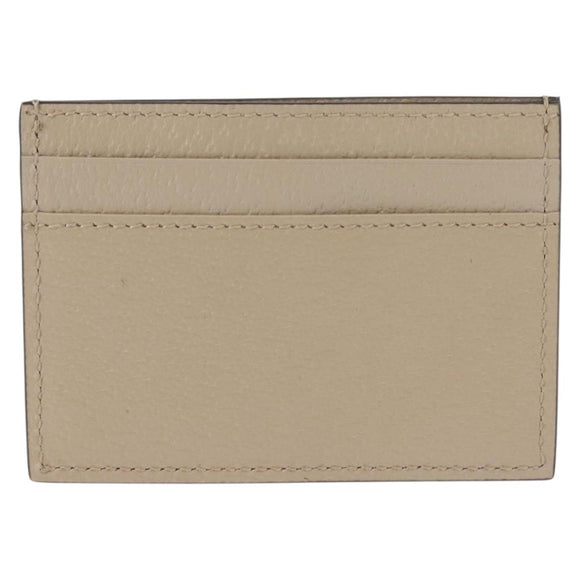 GUCCI Horsebit Card Case & Playing Cards Set Silver 700469 Auth 143399