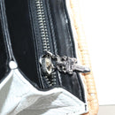 Chrome Hearts Hand Bag Rattan 2way White Silver Auth 143406SM-26