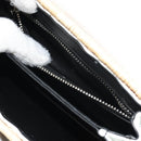 Chrome Hearts Hand Bag Rattan 2way White Silver Auth 143406SM-12