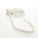 Chrome Hearts Hand Bag Rattan 2way White Silver Auth 143406SM-8