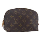 LOUIS VUITTON Monogram Pochette Cosmetic PM Pouch M43998 LV Auth 143407-1